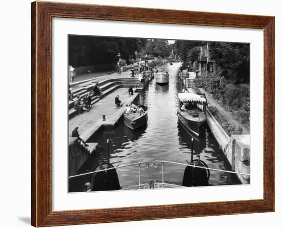 Boulters Lock-Fred Musto-Framed Photographic Print