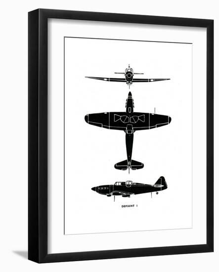 Boulton Paul Defiant I, 1941-null-Framed Giclee Print