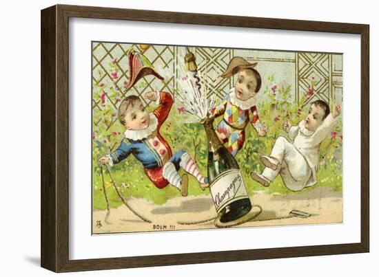 Boum!!! Champagne!, C.1895-null-Framed Giclee Print