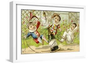 Boum!!! Champagne!, C.1895-null-Framed Giclee Print