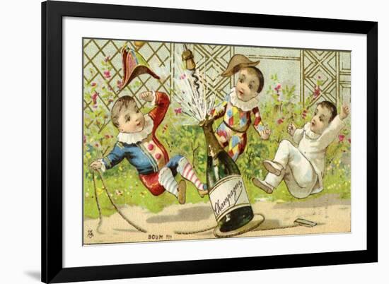 Boum!!! Champagne!, C.1895-null-Framed Giclee Print