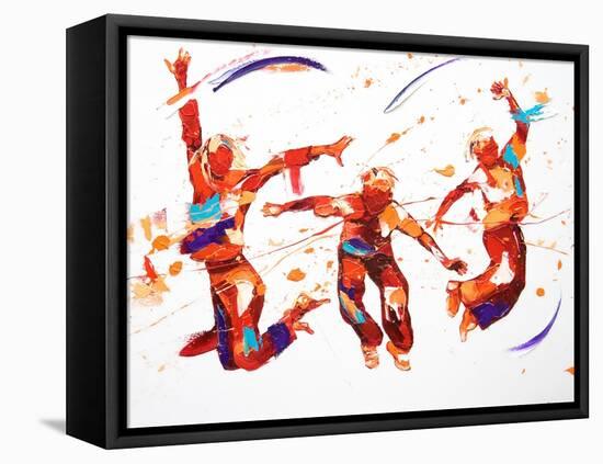 Bounce, 2012,-Penny Warden-Framed Stretched Canvas