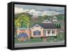 Bouncy House Birthday-Julie Pace Hoff-Framed Stretched Canvas