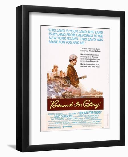 Bound for Glory, David Carradine, 1976-null-Framed Art Print