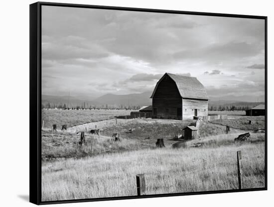 Boundary City, Idaho-Science Source-Framed Stretched Canvas