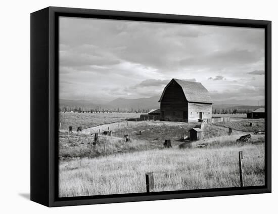 Boundary City, Idaho-Science Source-Framed Stretched Canvas