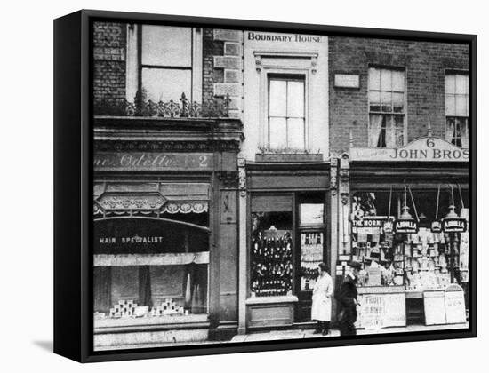 Boundary House, Notting Hill Gate, London, 1926-1927-null-Framed Stretched Canvas