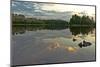 Boundary Waters Reflection.-Peter Bodig-Mounted Photographic Print