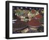 Bountiful Baskets Full of Brightly Colored Fruits and Vegetables at Rue Mouffetard Market-Alfred Eisenstaedt-Framed Photographic Print