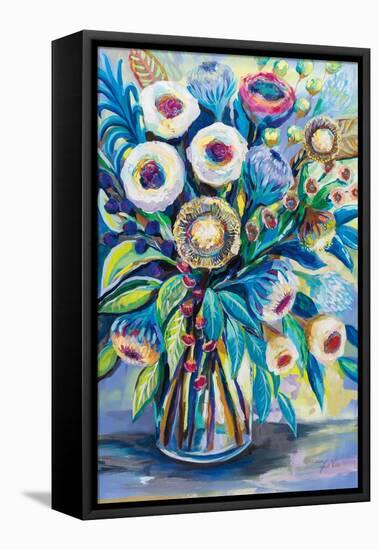 Bountiful Bouquet-Jeanette Vertentes-Framed Stretched Canvas