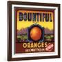 Bountiful Brand - Terra Bella, California - Citrus Crate Label-Lantern Press-Framed Art Print