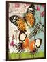 Bountiful Butterfly 1-Walter Robertson-Framed Art Print