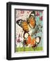 Bountiful Butterfly 1-Walter Robertson-Framed Art Print