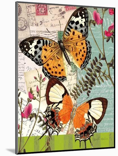 Bountiful Butterfly 1-Walter Robertson-Mounted Art Print