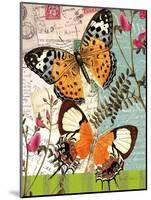 Bountiful Butterfly 1-Walter Robertson-Mounted Art Print