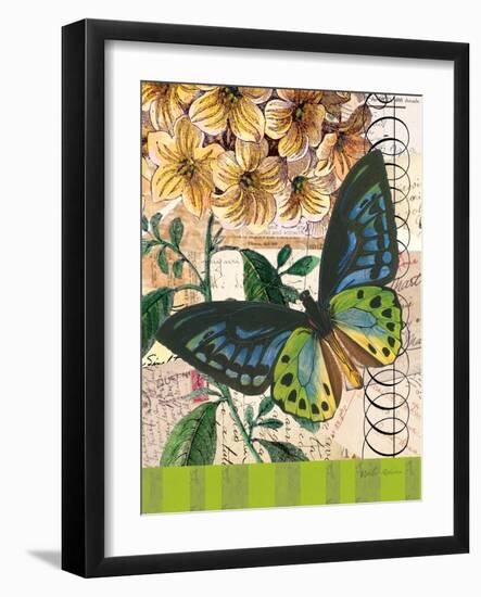 Bountiful Butterfly 2-Walter Robertson-Framed Art Print