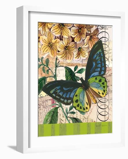 Bountiful Butterfly 2-Walter Robertson-Framed Art Print