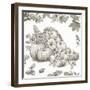 Bountiful Harvest III Sketch-Leslie Trimbach-Framed Art Print