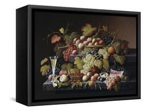 Bountiful Harvest-Severin Roesen-Framed Stretched Canvas