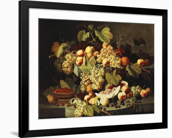 Bountiful Harvest-Severin Roesen-Framed Giclee Print