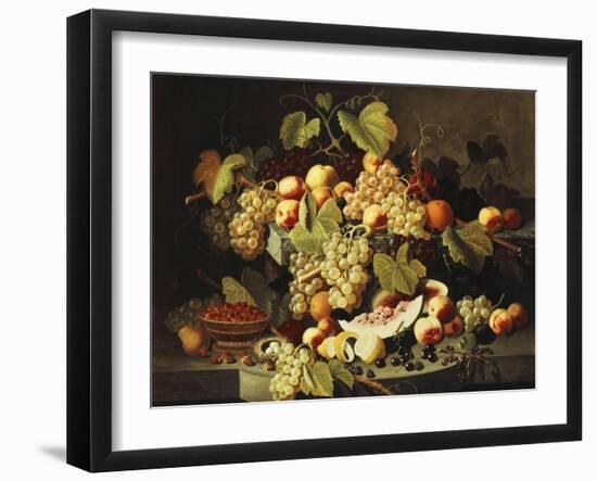 Bountiful Harvest-Severin Roesen-Framed Giclee Print