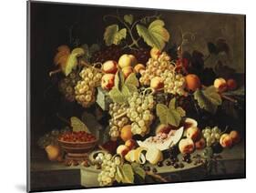 Bountiful Harvest-Severin Roesen-Mounted Giclee Print