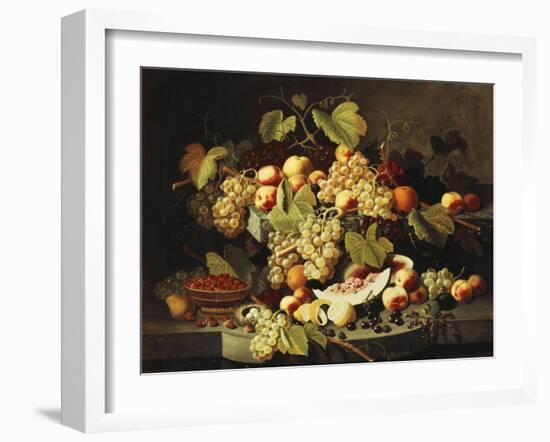 Bountiful Harvest-Severin Roesen-Framed Giclee Print