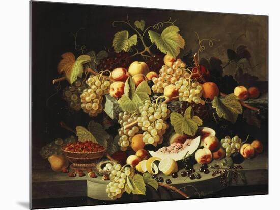 Bountiful Harvest-Severin Roesen-Mounted Giclee Print