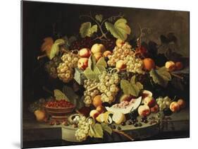 Bountiful Harvest-Severin Roesen-Mounted Giclee Print