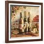 Bountiful Wine Sq I-Gregory Gorham-Framed Art Print