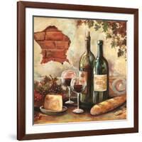 Bountiful Wine Sq II-Gregory Gorham-Framed Art Print