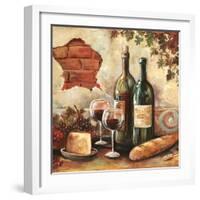 Bountiful Wine Sq II-Gregory Gorham-Framed Art Print