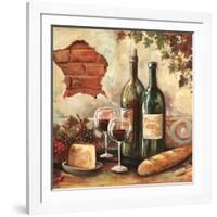 Bountiful Wine Sq II-Gregory Gorham-Framed Art Print