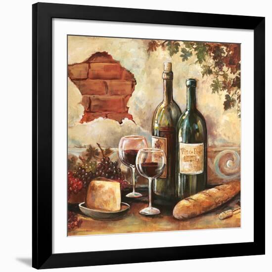 Bountiful Wine Sq II-Gregory Gorham-Framed Art Print