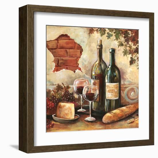 Bountiful Wine Sq II-Gregory Gorham-Framed Art Print