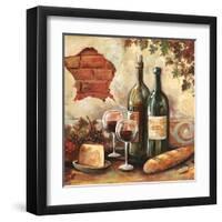 Bountiful Wine Sq II-Gregory Gorham-Framed Art Print