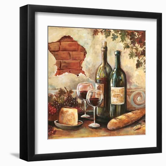 Bountiful Wine Sq II-Gregory Gorham-Framed Art Print