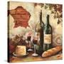 Bountiful Wine Sq II-Gregory Gorham-Stretched Canvas