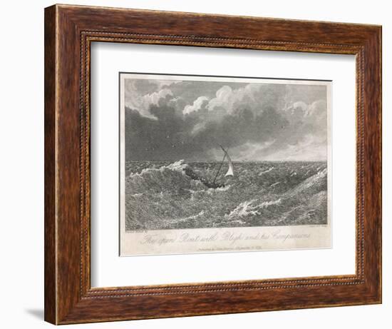 Bounty - Bligh in Boat-null-Framed Art Print