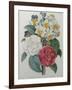 Bouqet of Camellias, Narcisses and Pansies-Pierre-Joseph Redoute-Framed Art Print