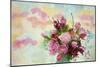 Bouquet and Watercolors-Cora Niele-Mounted Giclee Print