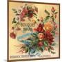 Bouquet Brand - California - Citrus Crate Label-Lantern Press-Mounted Art Print