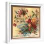 Bouquet Brand - California - Citrus Crate Label-Lantern Press-Framed Art Print