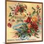 Bouquet Brand - California - Citrus Crate Label-Lantern Press-Mounted Art Print