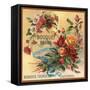 Bouquet Brand - California - Citrus Crate Label-Lantern Press-Framed Stretched Canvas