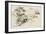 Bouquet d'arbres à flanc de montagne-Eugene Delacroix-Framed Giclee Print