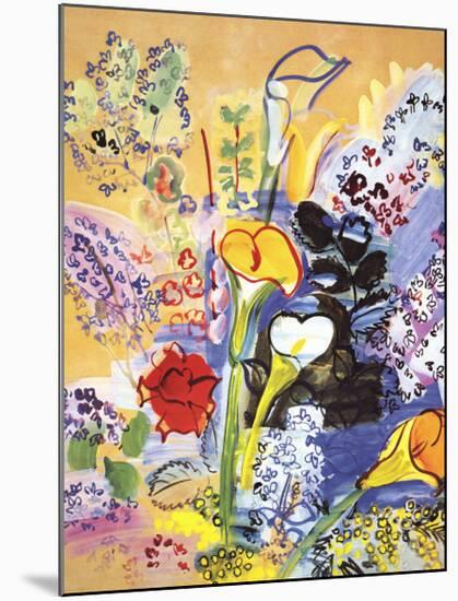 Bouquet d'Arums-Raoul Dufy-Mounted Art Print