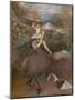 Bouquet dancer. Around 1895-1900. Oil on canvas.-Edgar Degas-Mounted Giclee Print