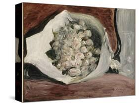 Bouquet dans une loge-Pierre-Auguste Renoir-Stretched Canvas