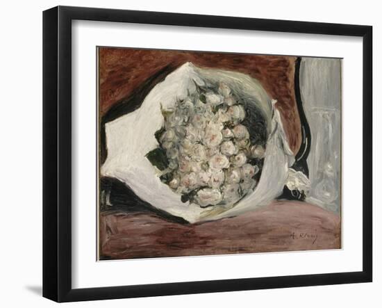 Bouquet dans une loge-Pierre-Auguste Renoir-Framed Giclee Print